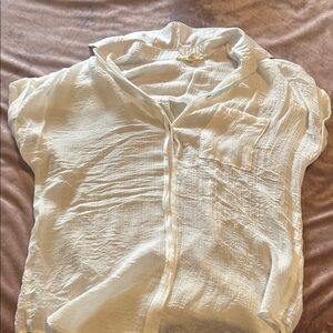 Lily Star Cream Button Down Shirt